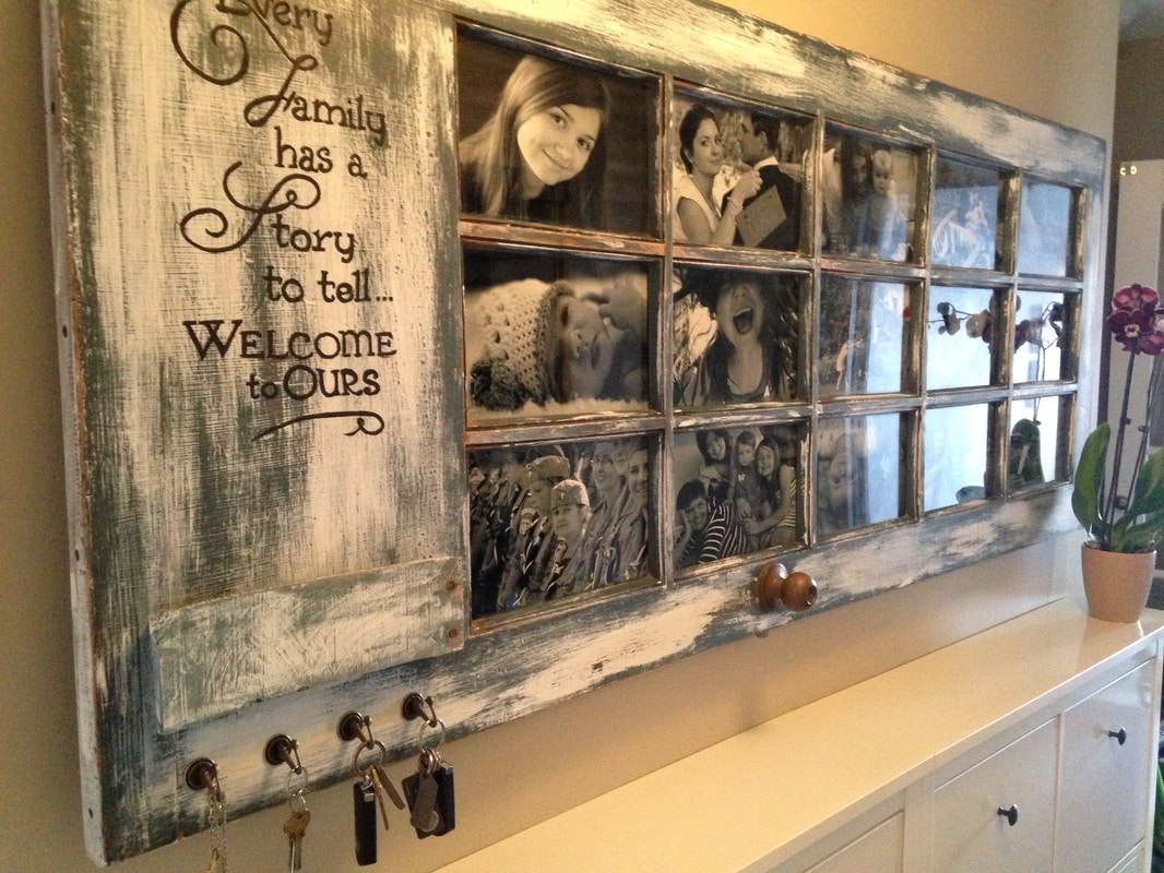 Fab picture frame made with old door in 10 easy steps. - MiniOwls