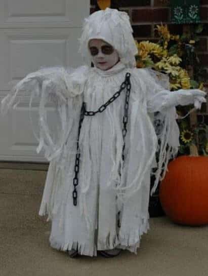 little ghost halloween costume