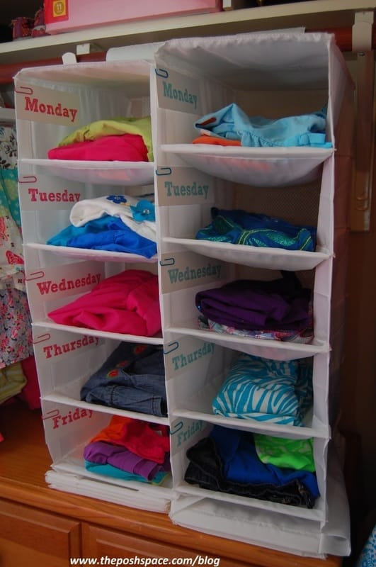 et kids choose what to wear - clothes organizer
