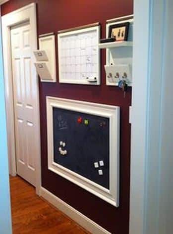 command center project with chalkboard