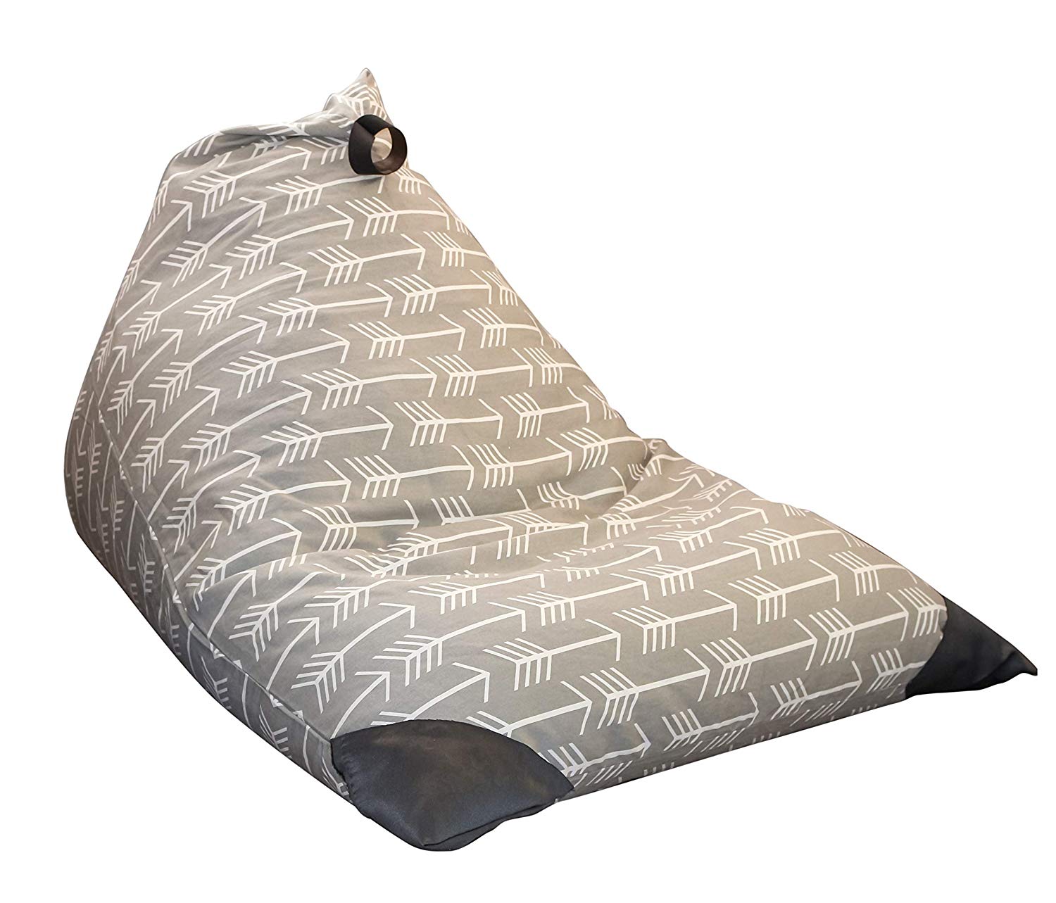 grey toy storage bag