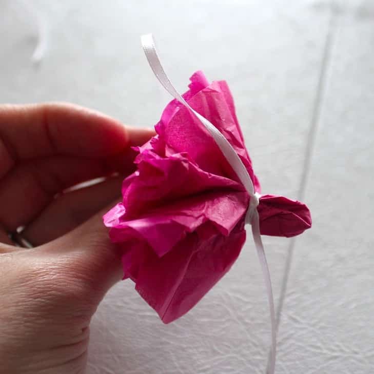 tissue flower