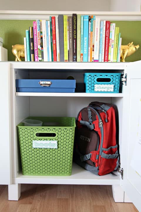 cubby for storage