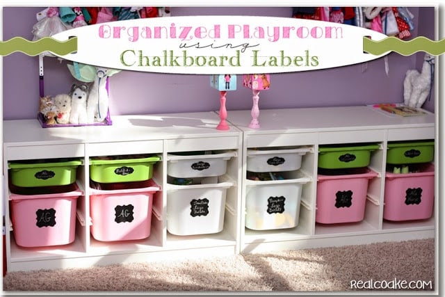 chalkboard labels for playroom