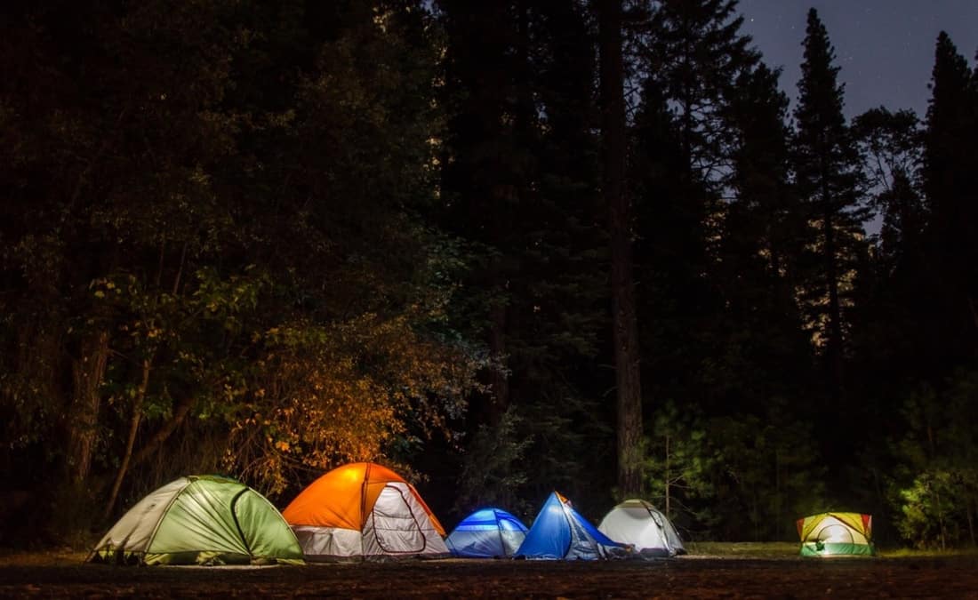 choosing a campsite