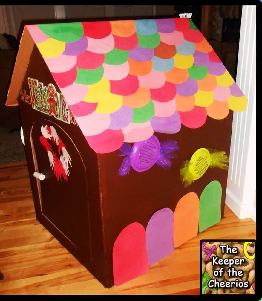 box craft ideas - Gingerbread House 