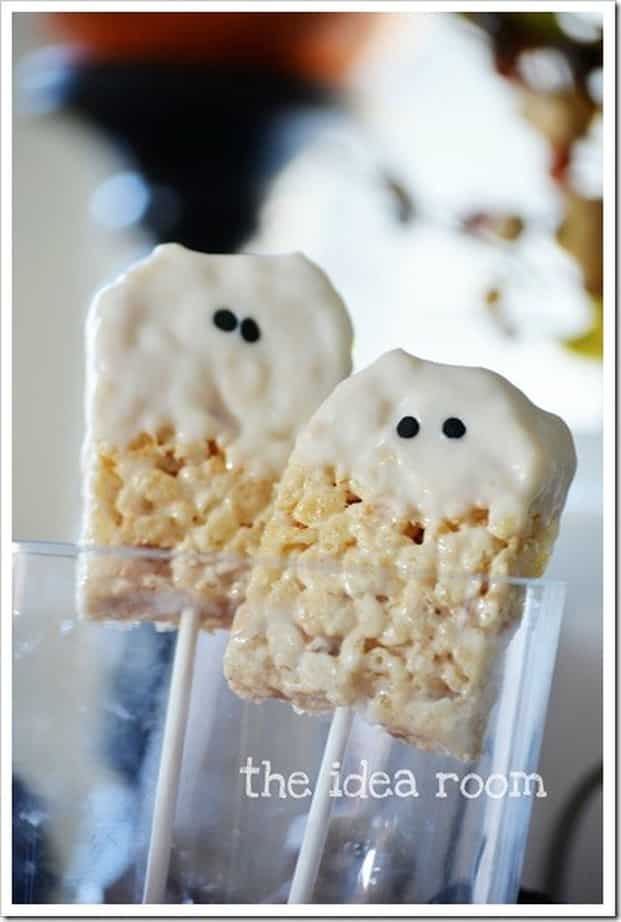 ​Rice Krispies based treats - Ghosty Krispies Spooky Treats