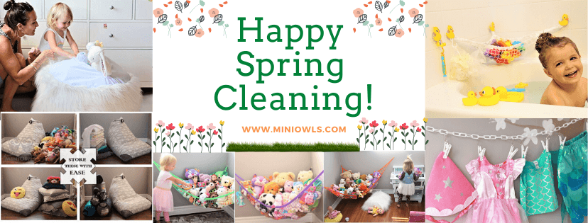 happy spring cleaning with miniowls
