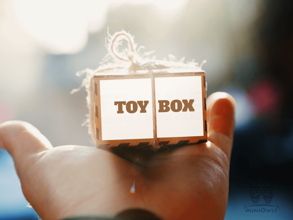 clearing up - toy box