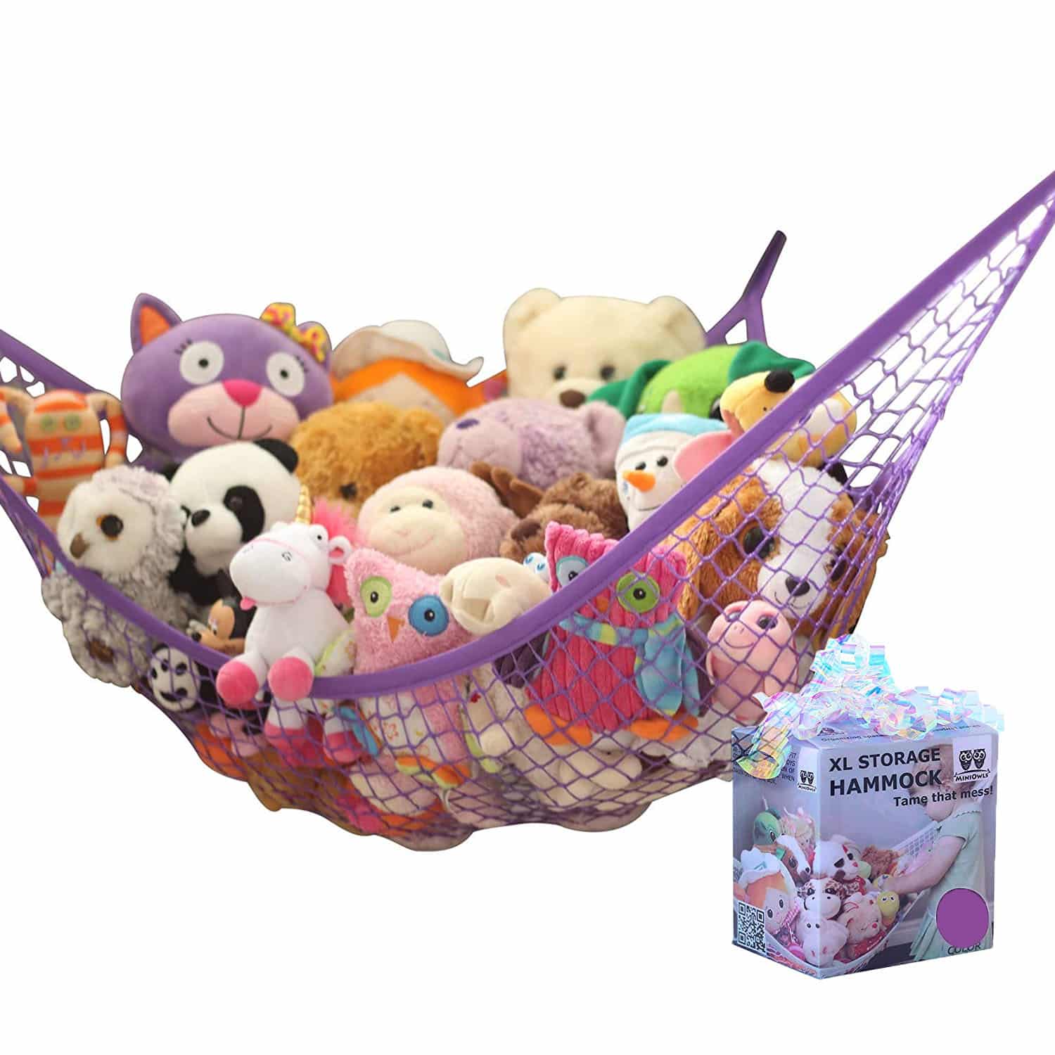 New Baby Stuffed Toys Storage Hammock Children Pet Equipment Room Net Organizer 