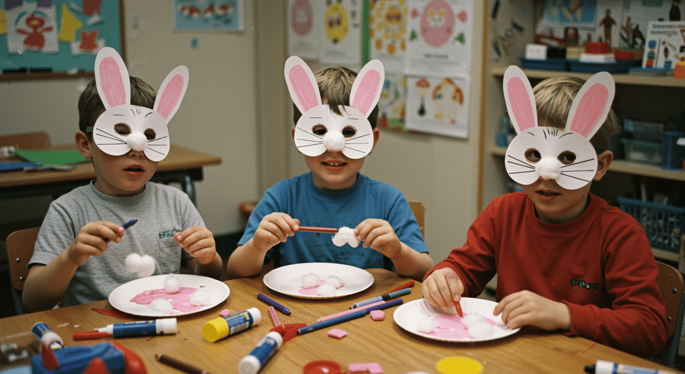 diy easter bunny masks