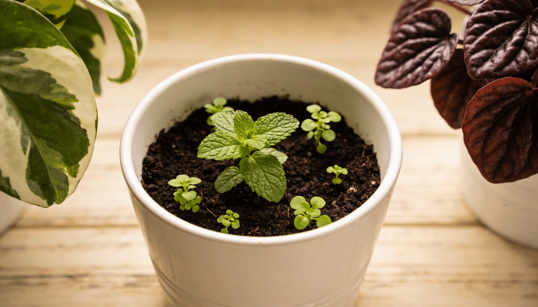 how to maintain the right soil moisture for mint