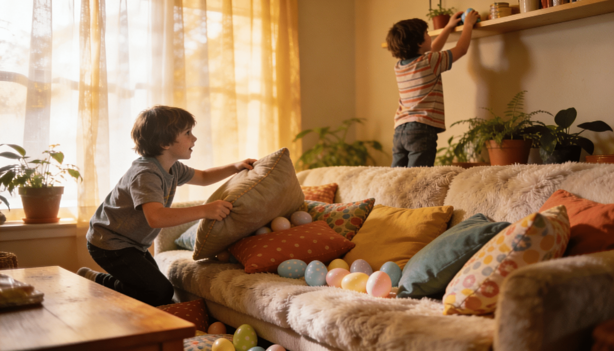 indoor easter egg hunt