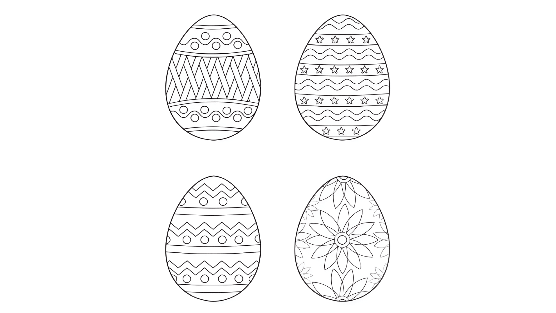 paper egg coloring station