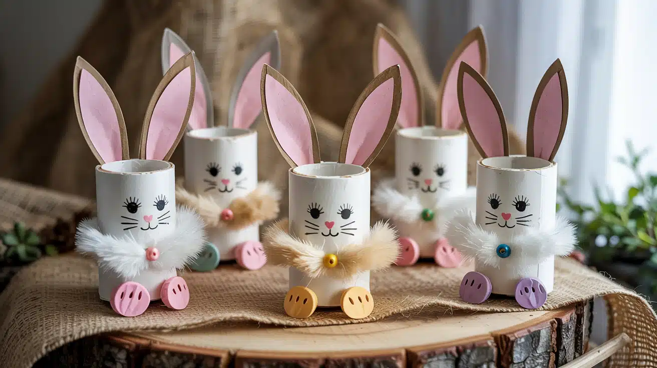 toilet paper roll bunny craft