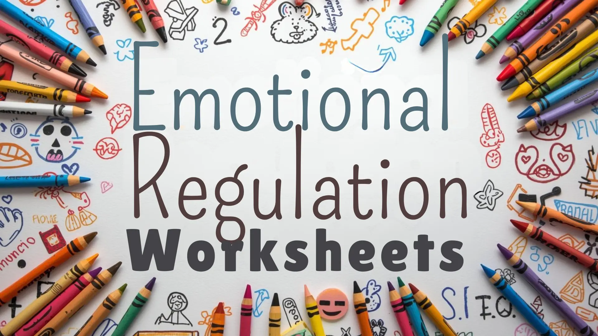 Free printable worksheets for kids focused on emotional regulation.