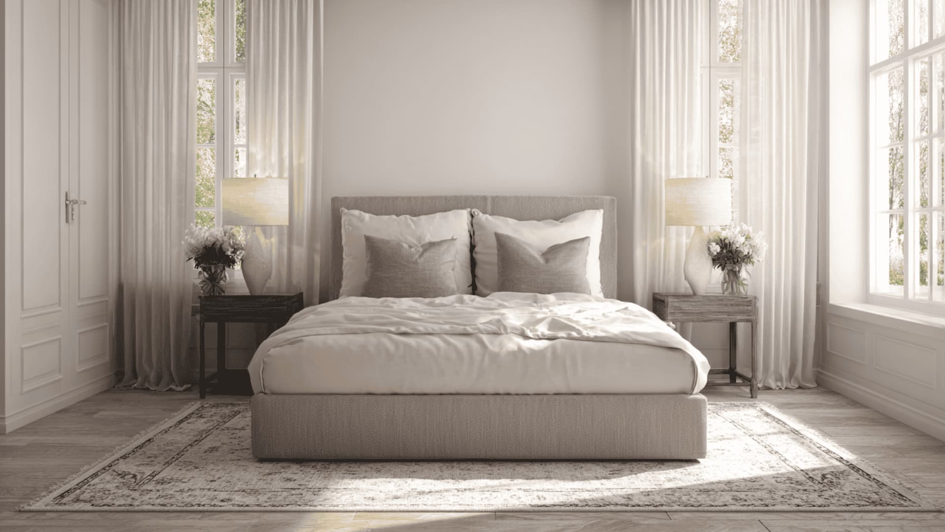 Rug Size for King Bed